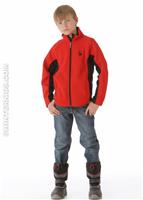 Boys Constant Full Zip Sweater (Red) - Alt. View