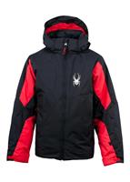 Boys Guard Jacket (Black/Black/Red) - Studio Shot