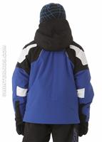 Boys Leader Jacket (Just Blue/Black/White) - Back View