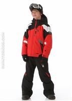 Boys Leader Jacket (Red/Black/White) - Alt. View