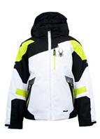 Boys Leader Jacket (White/Black/Sharp Lime) - Boys Leader Jacket (White/Black/Sharp Lime)