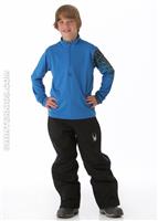 Boys Linear Web Dry W.E.B. T-Neck (Collegiate/Just Blue) - Alt. View