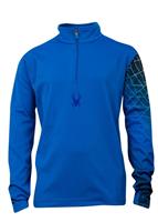 Boys Linear Web Dry W.E.B. T-Neck (Collegiate/Just Blue) - Studio Shot