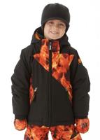 Mini Armageddon Jacket (Black/Squeeze Inferno Print) - Mini Armageddon Jacket (Black/Squeeze Inferno Print)