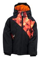 Mini Armageddon Jacket (Black/Squeeze Inferno Print) - Studio Shot