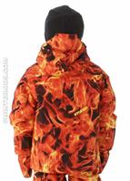 Mini Armageddon Jacket (Squeeze Inferno Print) - Back View