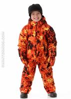 Mini Armageddon Jacket (Squeeze Inferno Print) - Alt. View
