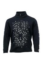 Mini Bugs On Bugs Cotton T-Neck (Black) - Studio Shot