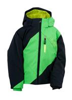 Mini Enforcer Jacket (Black/Classic Green/Sharp Lime) - Studio Shot