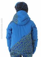 Mini Enforcer Jacket (Collegiate/Collegiate Mosaic Print) - Back View