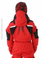 Mini Journey Suit (Red/Black/White) - Back View