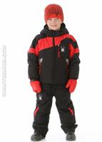 Mini Leader Jacket (Black/Red/Black) - Alt. View