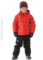 Mini Upside Down Jacket (Red/Black) - Alt. View