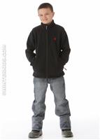 Boys Outbound Half Zip Sweater (Black) - Alternate View