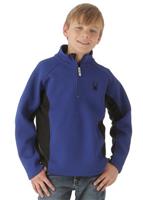 Boys Outbound Half Zip Sweater (Just Blue) - Boys Outbound Half Zip Sweater (Just Blue)