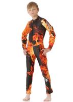 Boys Performance GS Race Suit (Squeeze Inferno Print) - Spyder Boys Performance GS Race Suit (Squeeze Inferno Print)
