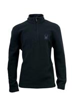 F12 Boys Speed Fleece T-Neck (Black) - Studio Shot