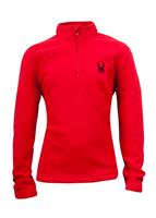 Boys Speed Fleece T-Neck (Red) - Studio Shot