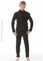 F12 Boys Speed Fleece T-Neck (Black) - Alt. View