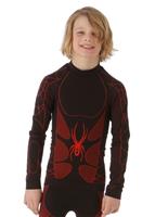 Boys Sprint Seamless L/S Top (Black/Red) - Boys Sprint Seamless L/S Top (Black/Red)