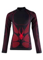 Boys Sprint Seamless L/S Top (Black/Red) - Studio Shot
