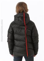 Boys Upside Down Jacket (Black/Red) - Back View                                                                                                                                             
