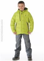 Boys Upside Down Jacket (Sharp Lime/Black) - Alt. View
