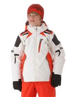 Boys Vail Jacket (White/Volcano/Black) - Boys Vail Jacket (White/Volcano/Black)                                                                                                                