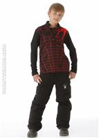 Boys Webcentric Dry W.E.B. T-Neck (Black) - Alt. View                                                                                                                                             