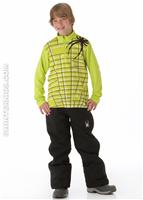 Boys Webcentric Dry W.E.B. T-Neck (Sharp Lime) - Alt. View