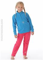 Bitsy Chloe Fleece T-Neck (Coast) - Alt. View
