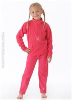F12 Bitsy Chloe Fleece T-Neck (Diva Pink) - Alt. View