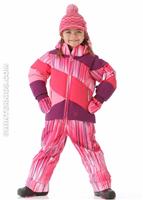 Bitsy Duffy Puff Jacket (Diva Pink Speedlines/Gypsy) - Alt. View