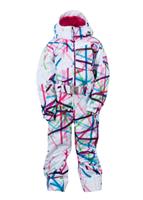 F12 Bitsy Sassy Suit (White Cross Hatch/Diva Pink) - Studio Shot