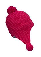 Girls Brrr Berry Hand Knit Hat (Diva Pink) - Girls Brrr Berry Hand Knit Hat (Diva Pink)