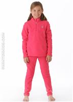 F12 Girls Speed Fleece T-Neck (Diva Pink) - Alt. View