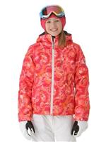 Girls Amber Technical Jacket (Pink Cloud Print) - Girls Amber Technical Jacket (Pink Cloud Print)