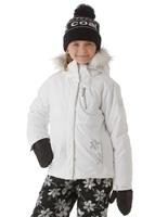Girls Jackie Technical Jacket (White) - Girls Jackie Technical Jacket (White)