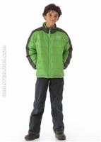 Boys Aconcagua Jacket (Glo Green) - Alt. View