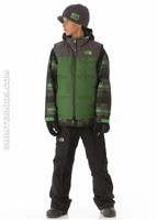 Boys Vestamatic Triclimate 3-in-1 Jacket (Conifer Green) - Alt. View