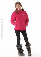 Girls Aconcagua Jacket (Razzle Pink) - Alt. View