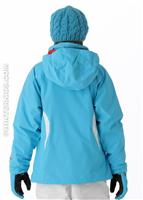 Girls Boundary Triclimate 3-in-1 Jacket (Turquoise Blue) - Back View