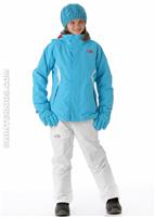 Girls Boundary Triclimate 3-in-1 Jacket (Turquoise Blue) - Alt. View