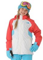 Girls Fallon Triclimate 3-in-1 Jacket (TNF White/Teaberry Pink) - Girls Fallon Triclimate 3-in-1 Jacket (TNF White/Teaberry Pink)