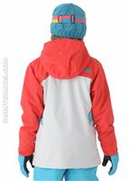 Girls Fallon Triclimate 3-in-1 Jacket (TNF White/Teaberry Pink) - Back View