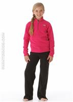 Girls Glacier 1/4 Zip (Razzle Pink) - Alt. View
