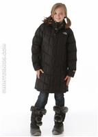 F12 Girls Metropolis Parka (TNF Black) - The North Face Girls Metropolis Parka (TNF Black) Full