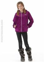 Girls Oso Hoodie (Premiere Purple) - Alt VIew