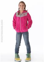 Girls Oso Hoodie (Razzle Pink) - Alternate View