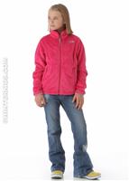 Girls Osolita Jacket (Razzle Pink) - Alt. View